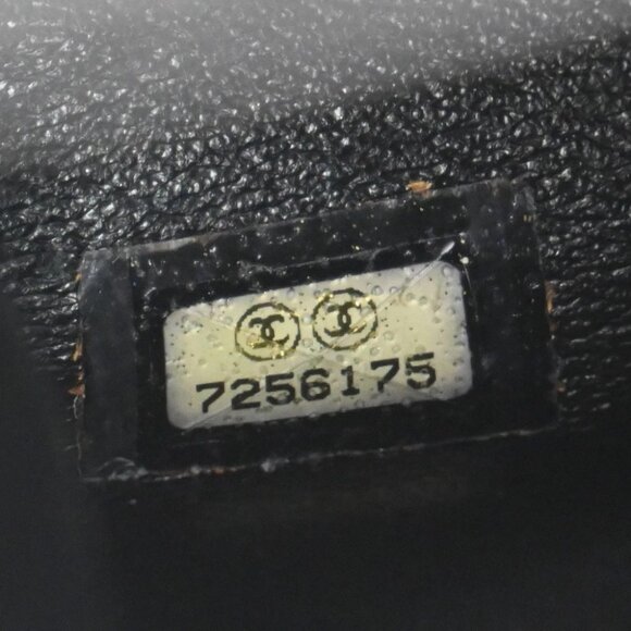 CHANEL Chocolate Bar 2.55 Chain Shoulder Bag Leather Black GHW France 683RL251 - Picture 11 of 15